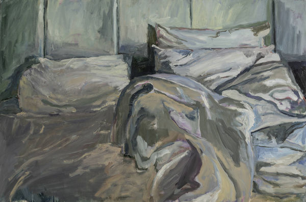 Sanae Arraqas N°6, 2025 Huile sur toile / Oil on canvas 100 x 150 cm