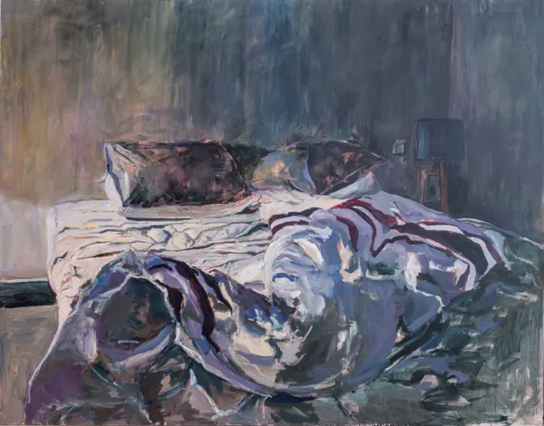 Sanae Arraqas N°2, 2025 Huile sur toile / Oil on canvas 200 x 250 cm