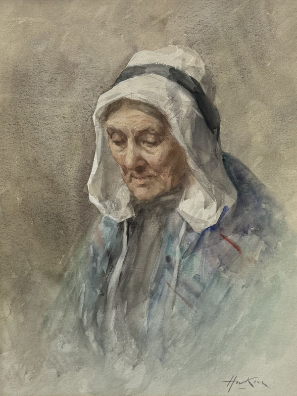 Henry Wright Kerr RSA RSW, Pensive