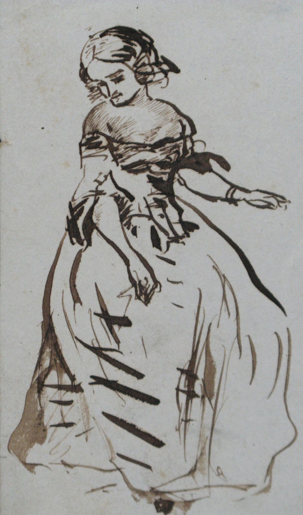 William Makepeace Thackeray, Sketch of a Girl