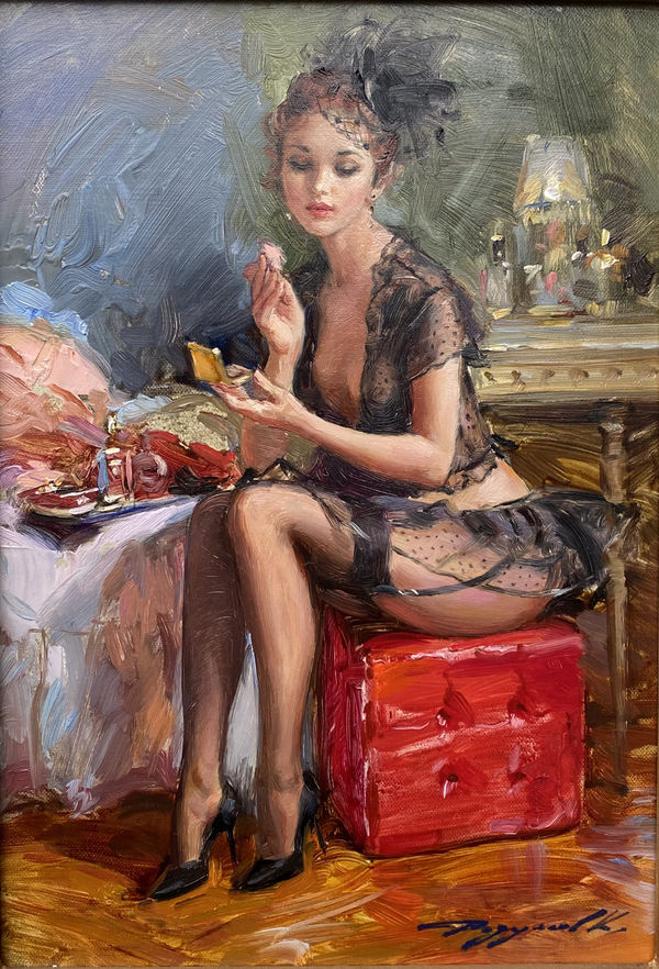 Konstantin Razúmov, Girl in her Boudoir