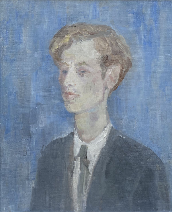 Ian Fleming RSA RSW RWA RGS LLD, Portrait of a Young Man