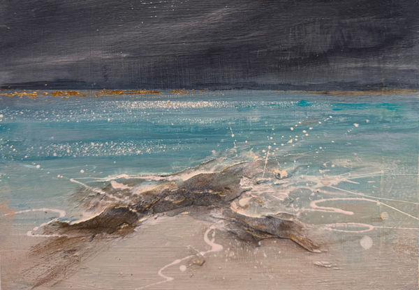 Jude Edgar, Burghead to Findhorn Bay, sky like slate
