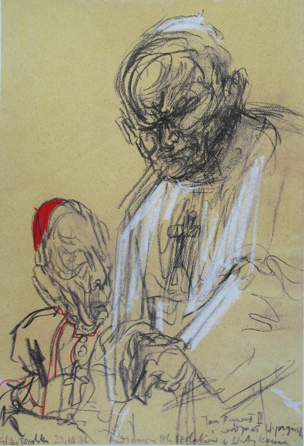 Feliks Topolski RA, Inauguration of His Holiness Pope John Paul II (set of 10)