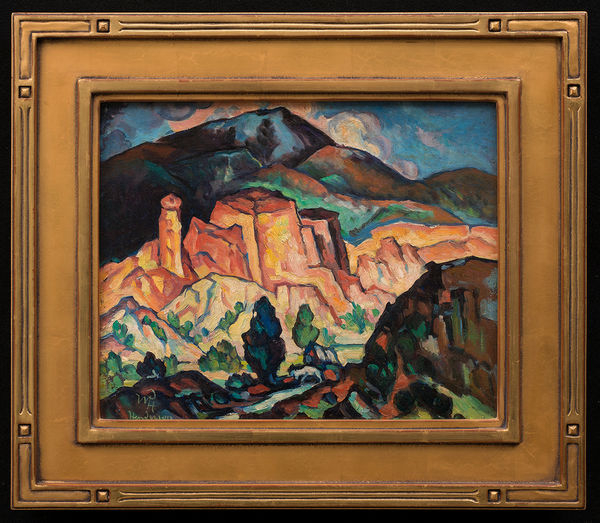 William Penhallow HENDERSON, Untitled (Chimney Rock, Ghost Ranch, Abiquiu, New Mexico), circa 1920