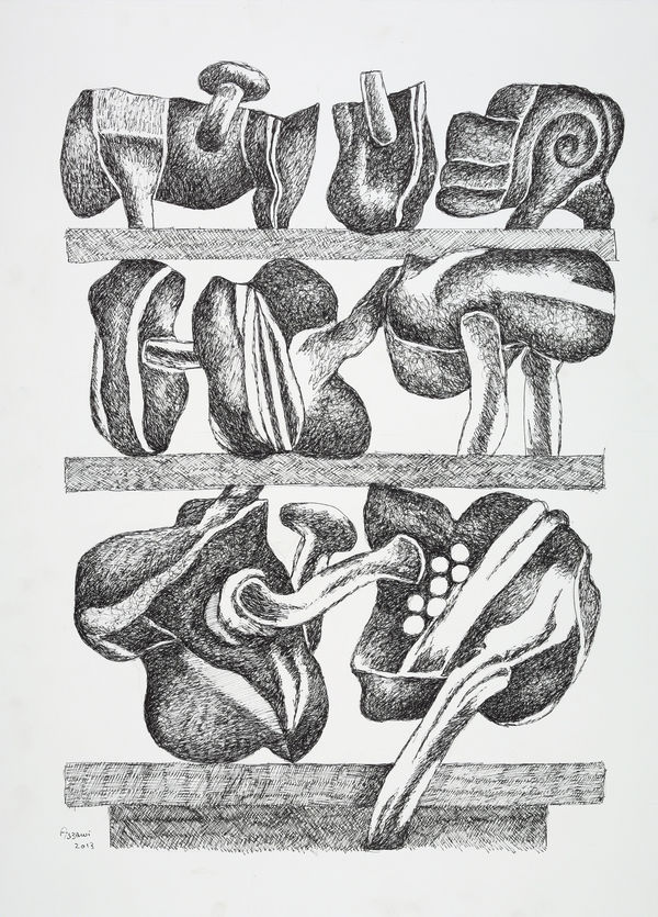 Dia al-Azzawi, Hanging Garden of Babylon, 2013