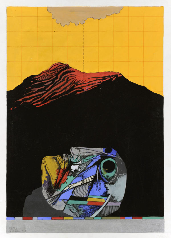 Dia al-Azzawi, Desert Landscape, 1978