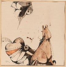 Dia al-Azzawi - The Horse, 1973