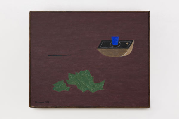 Eleonore Koch Blotter and crumpled paper, 1998 tempera on canvas 66.4 x 82.3 cm