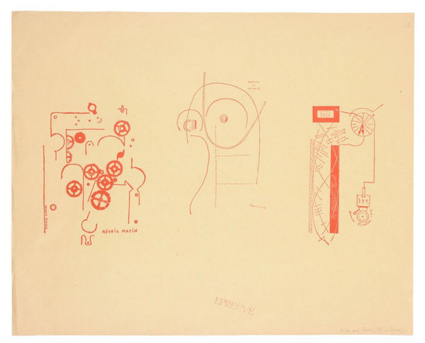 FRANCIS PICABIA, Réveil matin - Rotation de Naïveté - Mouvement Dada, 1919