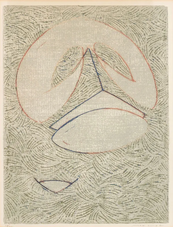 MAX ERNST, Zu: Pierre Hebey, Festin (XI), 1974