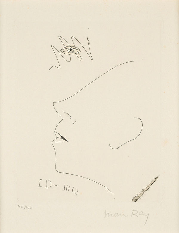 MAN RAY, Portrait d'Isidore Ducasse, 1961