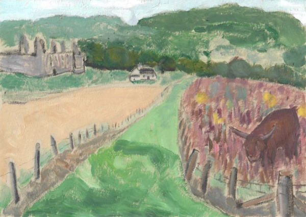 Li Shan, A Cattle and a Castle (Dufftown, Scotland), 2022