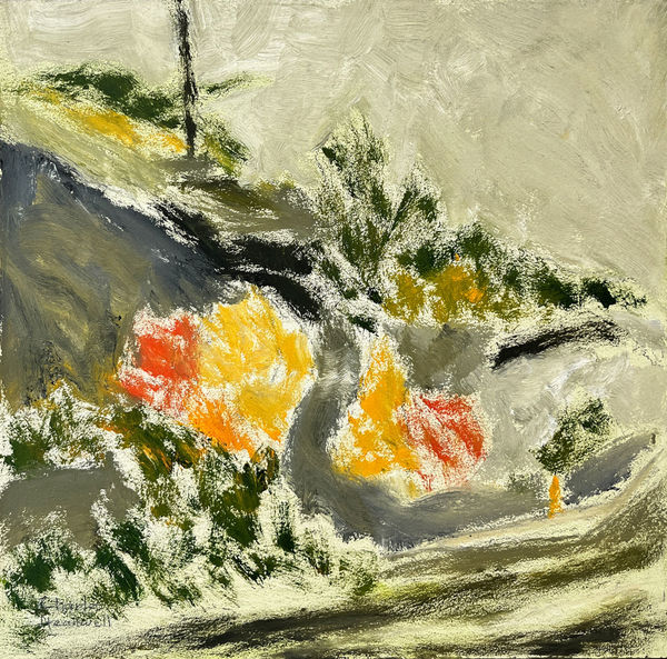 Charles Meanwell, Orange and Yellow, 2024