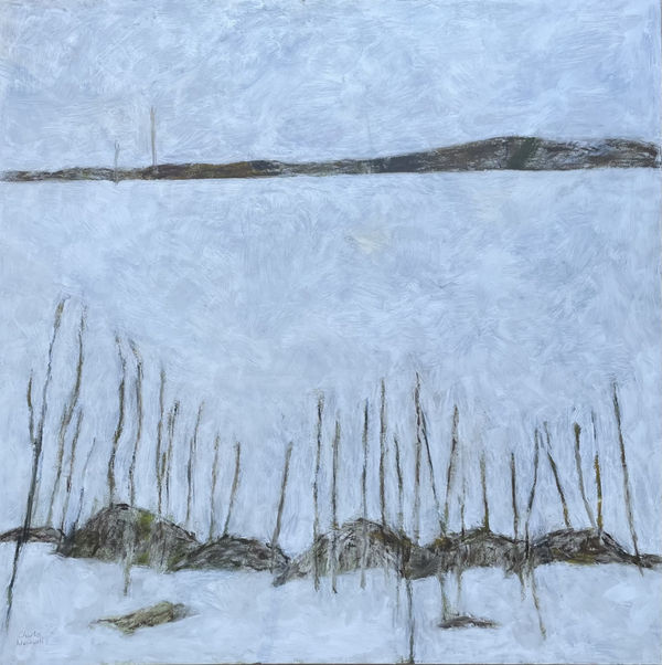 Charles Meanwell Flat Land, 2026 oil on panel 30 x 30 in.