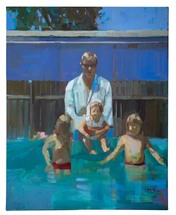 Just a memory, 2025 Dagmar Cyrulla Oil on canvas 50 x 40 cm