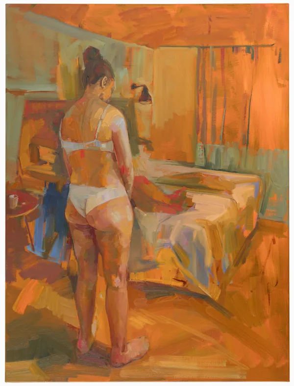 Être V, 2025 Dagmar Cyrulla Oil on linen 122 x 91 cm