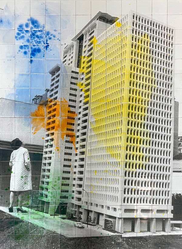 Thomas Mailaender, Super-sized model, Montparnasse, 1966, 2022