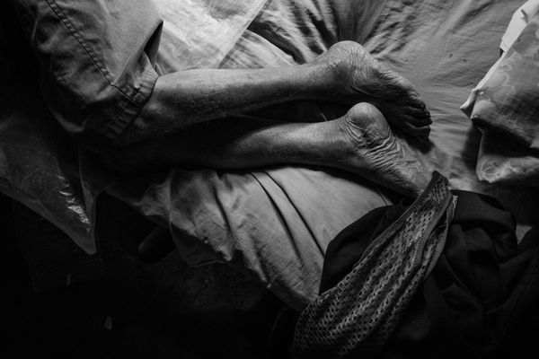 Richard Sharum, Nurse Patient at Home, La Naranja, 2019