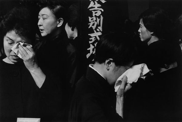 Henri Cartier-Bresson, Funeral of a Kabuki Actor, France, 1965
