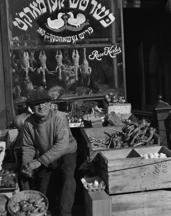Todd Webb, Hester St., NY (Jewish meat market), 1946