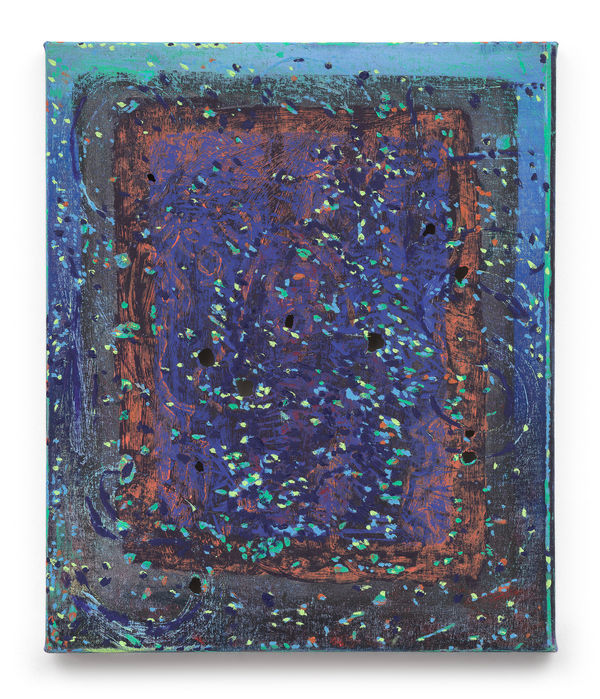 KADAR BROCK in a special way, three mes, openness, 2020 - 2025 Oil on canvas 24 x 20 inches 61 x 50.8 cm