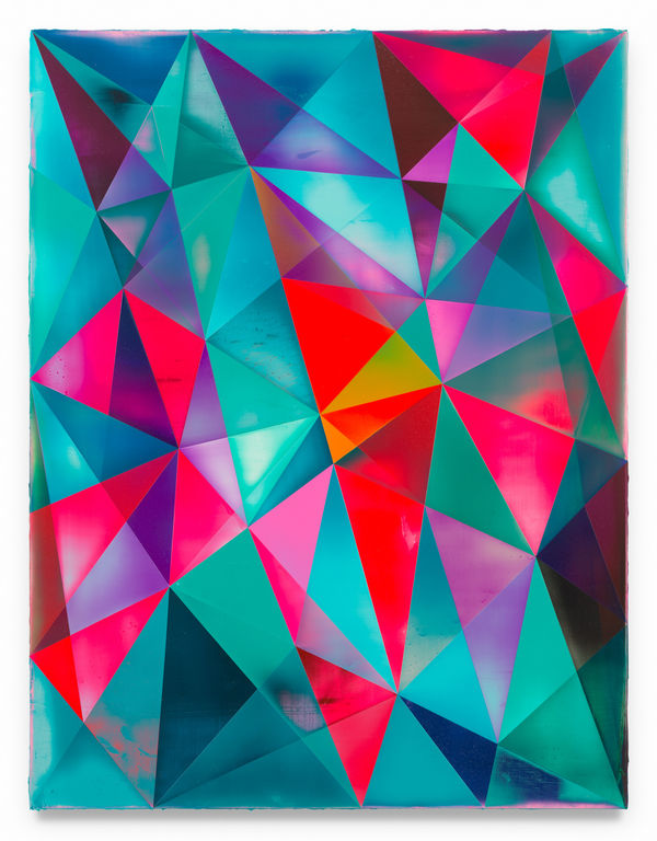 SHANNON FINLEY Vector Flow, 2025 Acrylic on linen 59 x 45 1/4 inches 149.9 x 114.9 cm