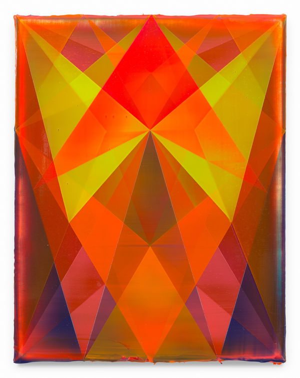 SHANNON FINLEY Sender, 2025 Acrylic on linen 11 7/8 x 9 1/2 inches 30.2 x 24.1 cm