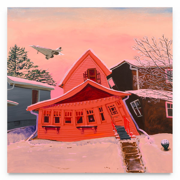 GABRIELLE GARLAND And... and... c’mon, Nick, what do you expect? To live happily ever after? —Elizabeth James, The Parent Trap (1998), 2024 Acrylic, oil, and glitter on canvas 48 x 48 inches 121.9 x 121.9 cm