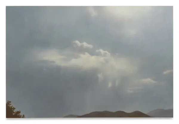 APRIL GORNIK White Sky 1, 2024 Oil on linen 24 x 36 inches 61 x 91.4 cm