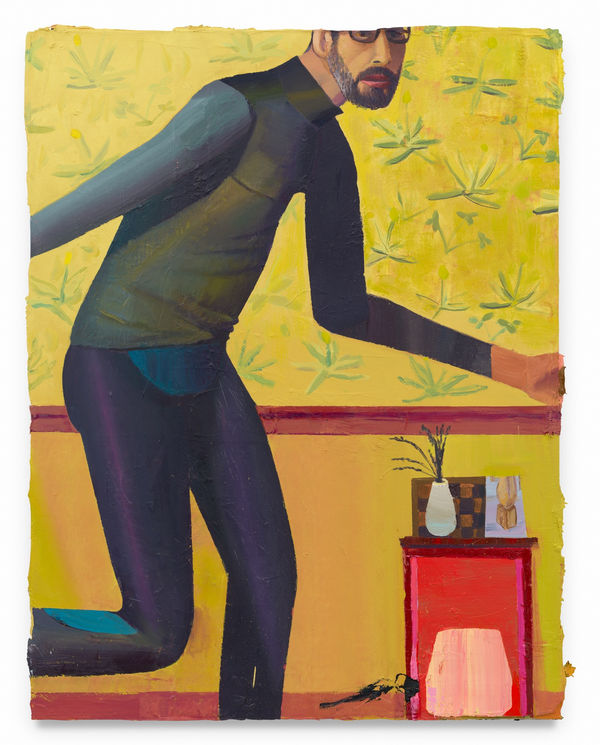 MATHIEU CHERKIT Last Dance, 2025 Oil on canvas 46 1/4 x 36 inches 116 x 89 cm