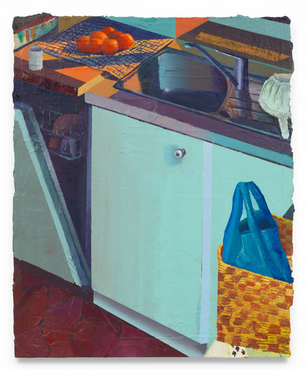 MATHIEU CHERKIT La Nuit, 2024 Oil on canvas 40 x 32 3/4 inches 101.6 x 83.2 cm