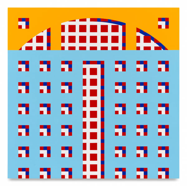 JIM ISERMANN Untitled (0725), 2025 Acrylic on canvas over aluminum panel 48 x 48 inches 121.9 x 121.9 cm