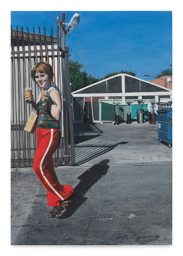 TIM HAWKINSON GGET, 2022 Oil on panel 11 1/8 x 7 5/8 inches 28.3 x 19.4 cm