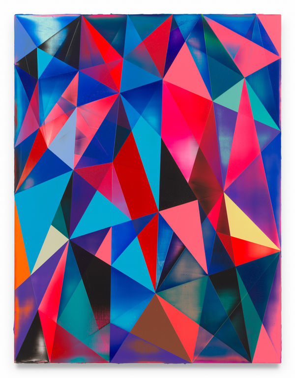 SHANNON FINLEY Polygoner, 2025 Acrylic on linen 59 x 45 1/4 inches 149.9 x 114.9 cm