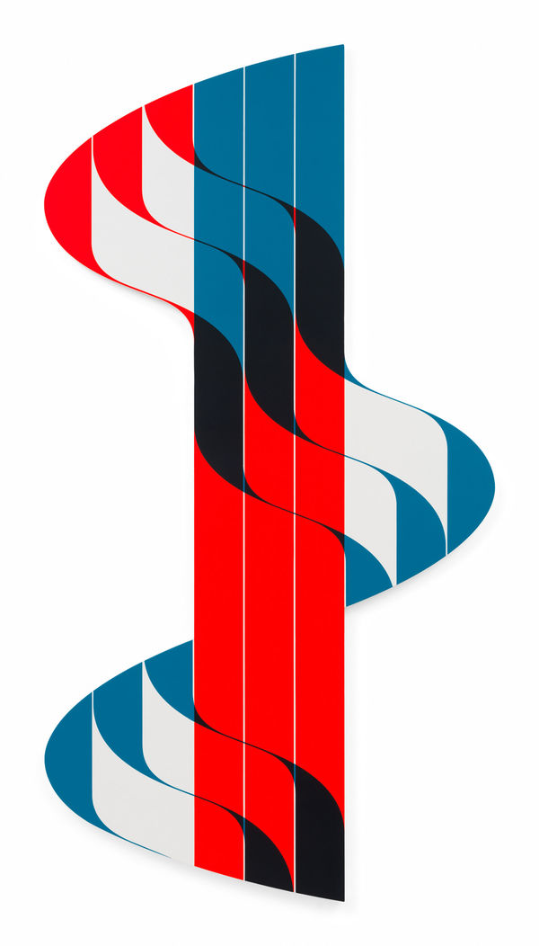 TERRY HAGGERTY Out Crossing, 2024 Acrylic on canvas 74 3/4 x 43 1/4 inches 189.9 x 109.9 cm