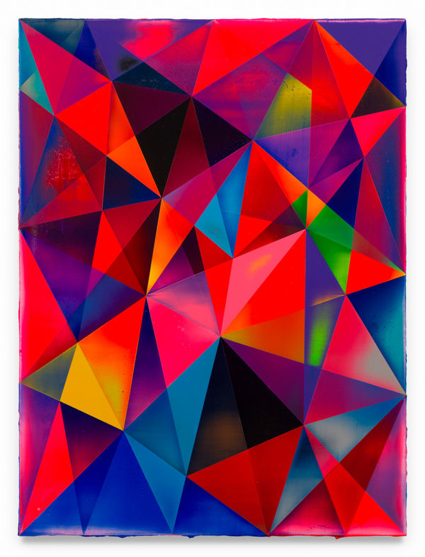 SHANNON FINLEY Starburst, 2025 Acrylic on linen 47 1/4 x 35 1/2 inches 120 x 90.2 cm