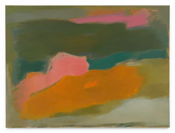 ESTEBAN VICENTE Genesee, 1963 Oil on canvas 48 x 64 inches 121.9 x 162.6 cm