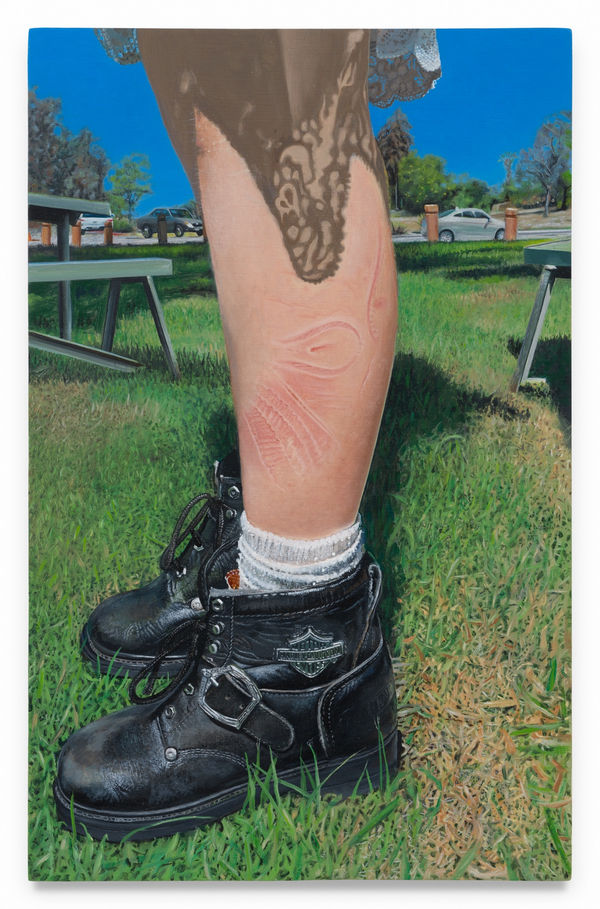 TIM HAWKINSON CoBooPa, 2021 Oil on panel 12 3/4 x 8 1/8 inches 32.4 x 20.6 cm