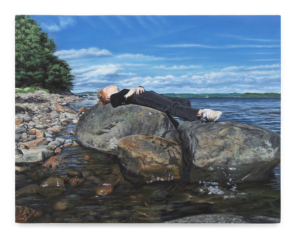 TIM HAWKINSON Onsala, 2022 Oil on panel 8 3/4 x 11 inches 22.2 x 27.9 cm