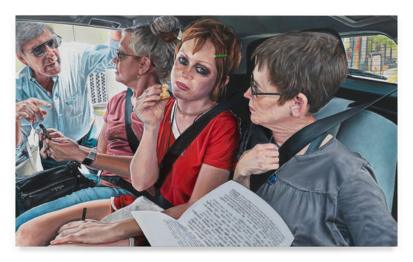 TIM HAWKINSON Arco, 2024-2025 Oil on panel 7 1/8 x 11 7/8 inches 18.1 x 30.2 cm