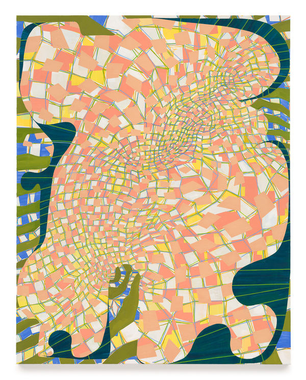 LISA CORINNE DAVIS Volatile Precept, 2025 Oil on canvas 70 x 55 inches 177.8 x 139.7 cm