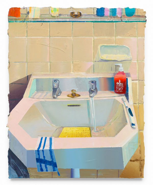 MATHIEU CHERKIT Always on My Minds, 2025 Oil on canvas 37 x 30 inches 94 x 76.2 cm