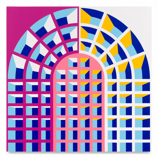 JIM ISERMANN Untitled (0525), 2025 Acrylic on canvas over aluminum panel 48 x 48 inches 121.9 x 121.9 cm