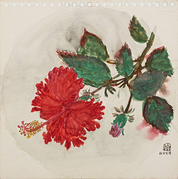 林銓居, 《扶桑花之一》Chinese Hibiscus I, 2023