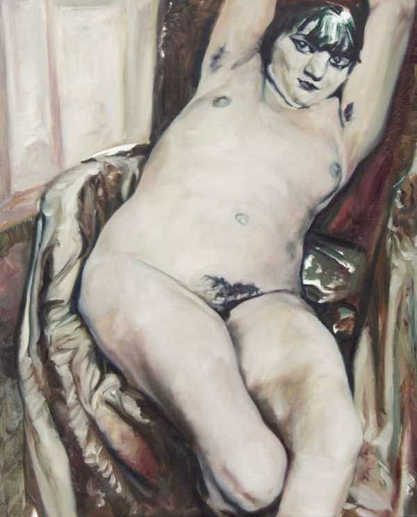 周楷倫, 《躺椅上的女人》A Woman on a Deck Chair, 2020