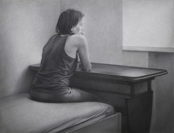 安娜・瑪瑞亞・米庫, 《沒有魔法老師的學徒- 素描3》 The Apprentice with no Sorcerer -Drawing 3, 2017