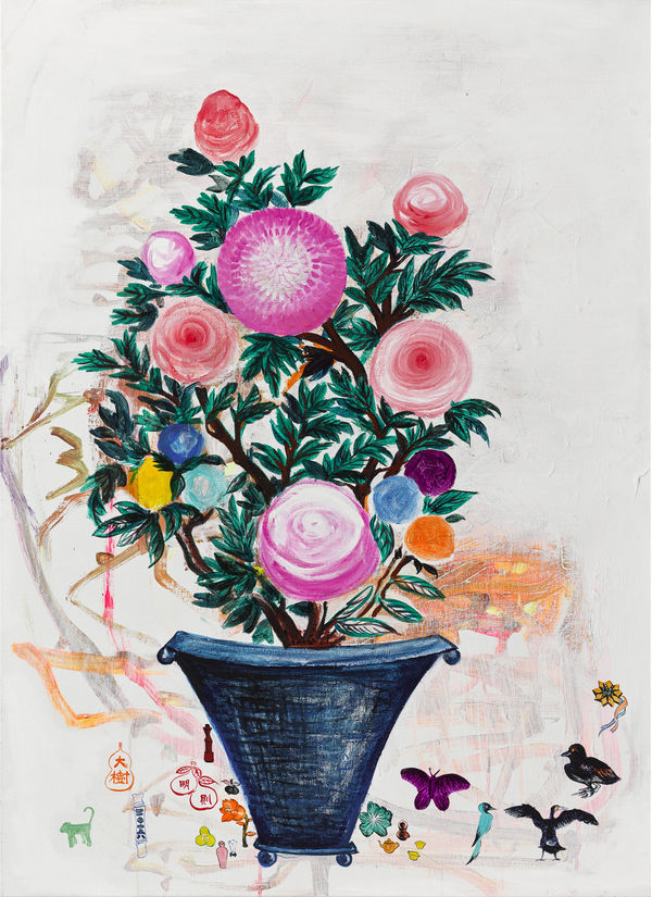 李明則 , 《會寫書法的靜物》Still Life That Writes Calligraphy, 2016