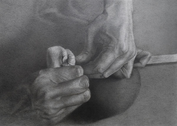 安娜・瑪瑞亞・米庫, 《沒有魔法老師的學徒- 素描5》 The Apprentice with no Sorcerer - Drawing 5, 2018