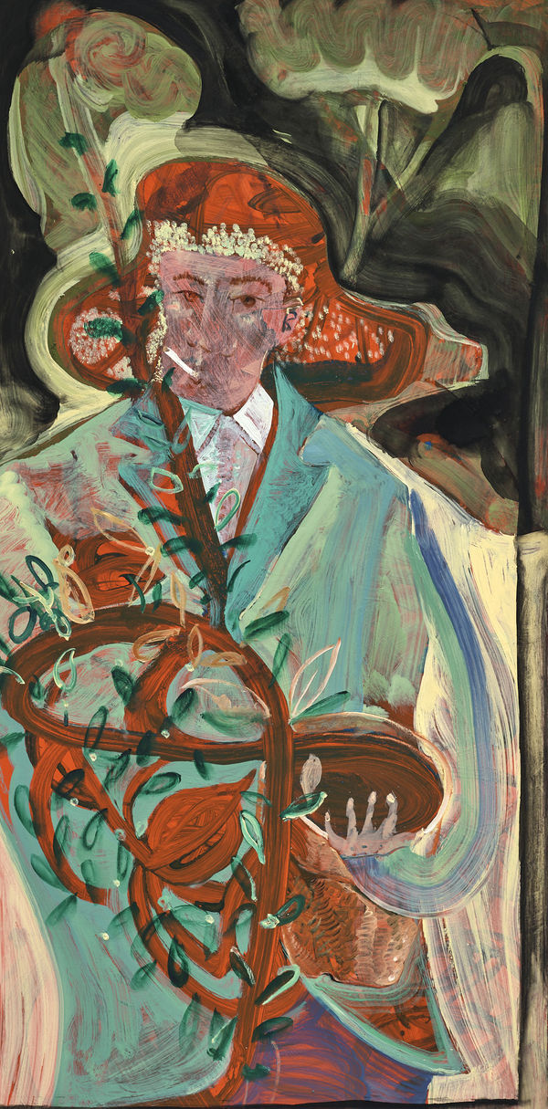 黨若洪, 《抱盆栽》 Holding Pot Culture, 2022